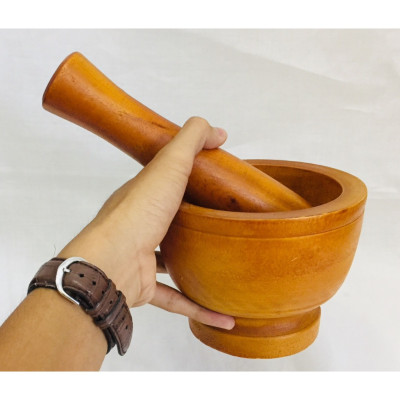 BỘ CỐI CHÀY GỖ CAO CẤP SIZE 16 CM