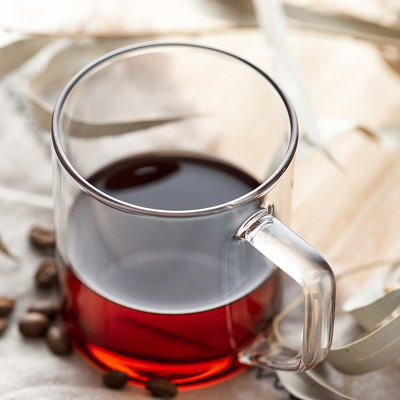 Ly thủy tinh uống trà cà phê 360ml CAFE DE KONA