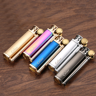 Vỏ Hột Quẹt Bật Lửa xăng đá Chief CF-002 thiết kế đẹp độc lạ - dùng xăng bấc đá cao cấp
