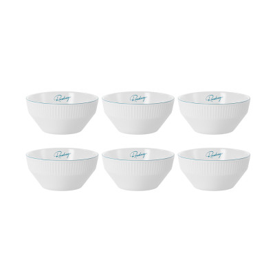Bộ 6 bát ăn cơm bằng sứ, kích thước 11.6X11.6X5.5 EL0218