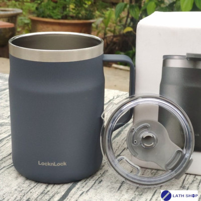 Ca Giữ Nhiệt/ Giữ Lạnh Lock&Lock Chất Liệu Thép Không Gỉ 475ml - Hàng Chính Hãng