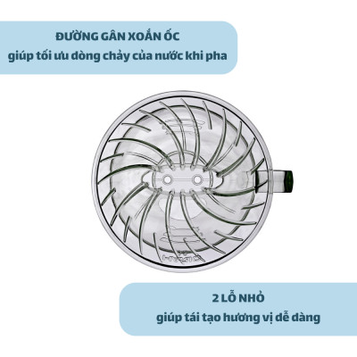 Phễu pha cà phê Hario PED-02-T (Phễu Pegasus)