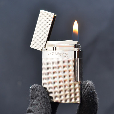 Hộp quẹt ga đá DP D-229T trắng ô vuông caro nhỏ 