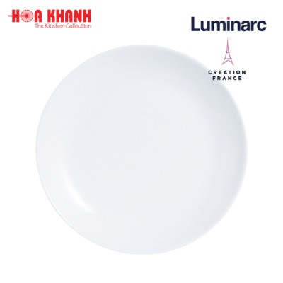 Đĩa Thủy Tinh Luminarc Diwali Trắng 27cm cường lực, chịu nhiệt - 1 đĩa - N3604