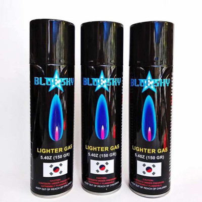 Bình Gas Bơm Bật Lửa Bluesky 5 Đầu Bơm Dung Tích 150gr/275ml Siêu Tiện Dụng, Bình Bơm Gas Bật Lửa Hàn Quốc