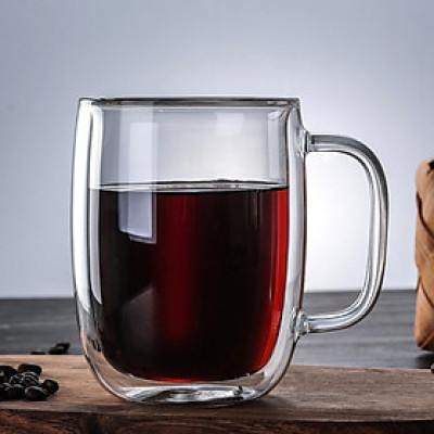Ly thủy tinh 2 lớp cao cấp size 500ml và size 350ml
