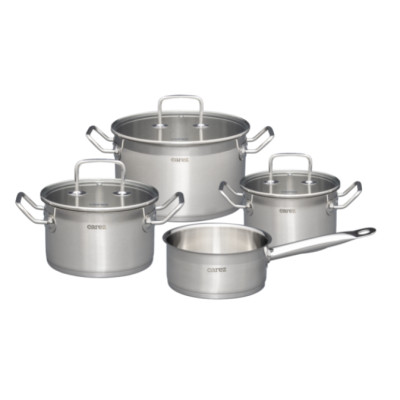 BỘ NỒI 3 ĐÁY INOX CAREZ 4 MÓN CPC656SI-04 - Hàng chính hãng