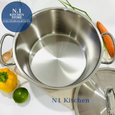 Nồi inox cao cấp Korkmaz Proline 2 lít - A1160 - Hàng Chính Hãng