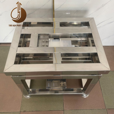 Cân Điện Tử Chống Nước JWS - Mặt Bàn Cân Inox 400x500MM