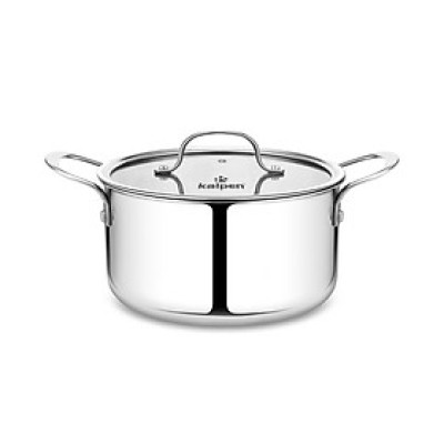Nồi luộc gà inox 3 lớp liền khối Kalpen Kampfer 30cm, thành cao 22cm, dung tích 14L