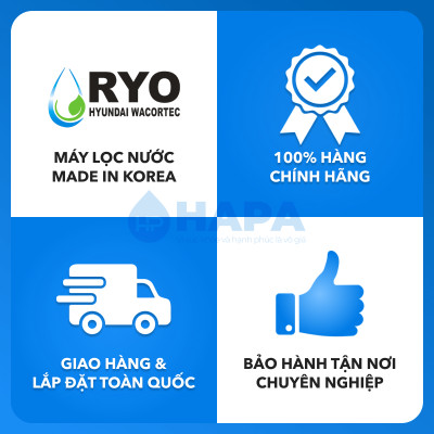 Lõi Lọc Nước RYO Nano Filter / Post-Carbon Filter RP-04 Nhập Khẩu Hàn Quốc - Hàng Chính Hãng