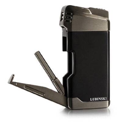 Vỏ Hột Quẹt Bật Lửa Kiêm Bộ Dụng Cụ Đa Năng Lubinski SK37 Thiết Kế Đẹp Độc Lạ Ngọn Lửa Mạnh Mẽ - Dùng Gas Cao Cấp