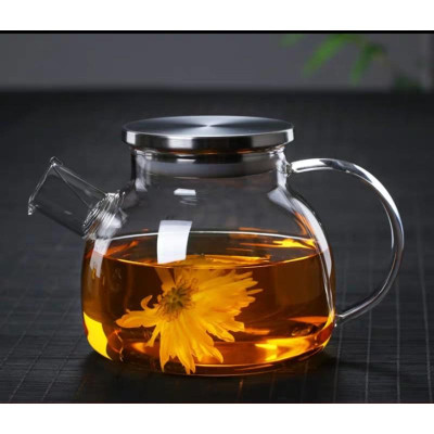 (SẴN) Set 1 bình trà 1 L + 6 cốc 100ml , chất liệu thủy tinh chịu nhiệt cao cấp  