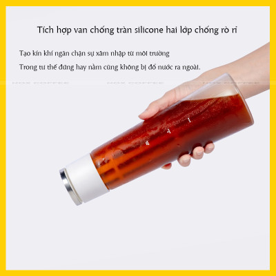 Chai Cold Brew Timemore - Phiên bản lõi nâng cấp | Tặng kèm phễu đong, cọ rửa và cà phê