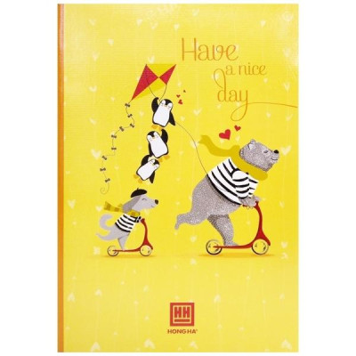 Combo 5 Vở South Star Dreaming Bear - 4 Ly Ngang 200 Trang ĐL 70g/m2 - Hồng Hà 0749 (Mẫu Màu Giao Ngẫu Nhiên)