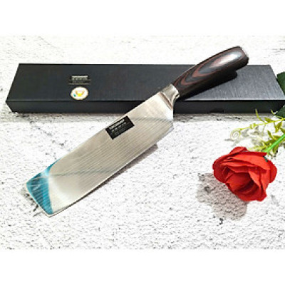 DAO - DAO BẾP NHẬT BẢN USUBA THÉP DAMASCUS MÃ DT125 nt topcomshop vn