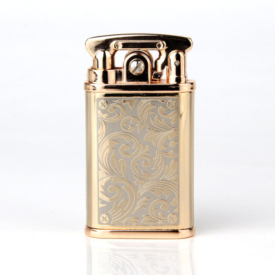 Vỏ Hột Quẹt Bật Lửa Hột Quẹt Xăng Đá Hoa Văn Chief CF018-13 Đánh Lửa Tự Động - Nhiều Màu(KHÔNG CÓ XĂNG)