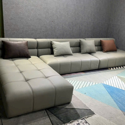 Sofa góc L phòng khách Juno sofa Hugo NK2025 KT 3m5 x 1m8 