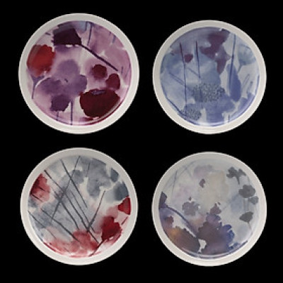 Bộ 4 Đĩa 4x20cm - LOVERAMICS (SALAD PLATE) - Bộ Sưu Tập ER-GO! TAUPE