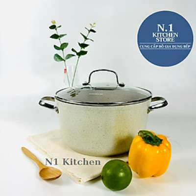 Nồi chống dính Korkmaz Granita- Thổ Nhỹ Kì - Hàng Chính Hãng 