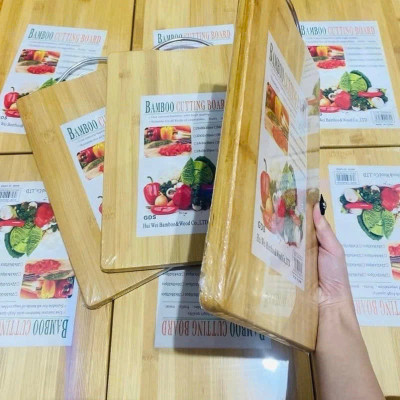 Thớt tre trúc tự nhiên ECO an toàn cho người sử dụng, thân thiện với môi trường, decor nhà bếp phong cách vintage- Bamboo Cutting board 
