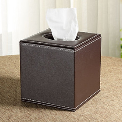 Hộp đựng giấy ăn vuông bằng ca cao cấp