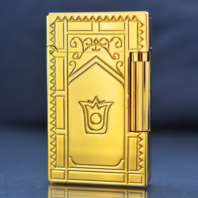 Vỏ Hột Quẹt Bật Lửa Upon Gas Đá D106V Họa Tiết Hoàng Gia Đẹp Độc Lạ - Dùng Gas Đá Cao Cấp