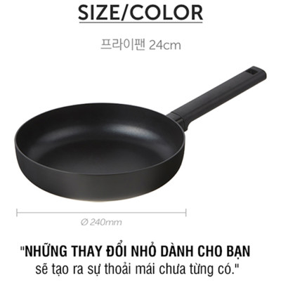 Chảo Rán Lock&Lock Soma - Màu Đen (Có Thể Sử Dụng Bếp Từ)