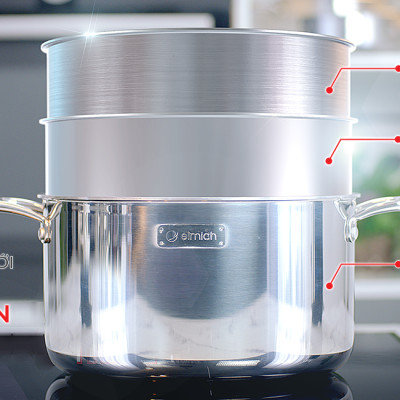 Nồi inox 3 lớp cao cấp đáy liền Trimax XS EL3749 size 26cm