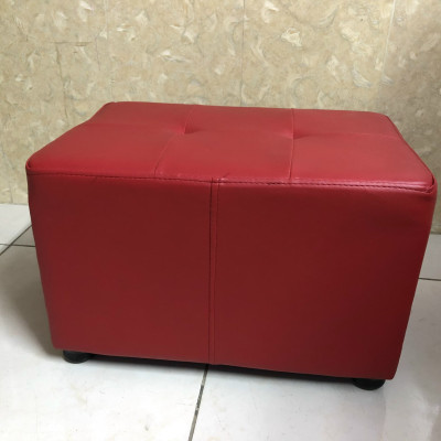 Ghế đôn da Juno Sofa ngang 45 x sâu 37  x cao 35