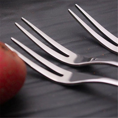 Bộ 10 Nĩa Hoa Quả Inox Cao Cấp Loại Đầu 2 Răng - Nĩa Ăn Trái Cây Đồ Tráng Miệng Cao Cấp - Hàng Loại 1 - Chính Hãng MINIIN