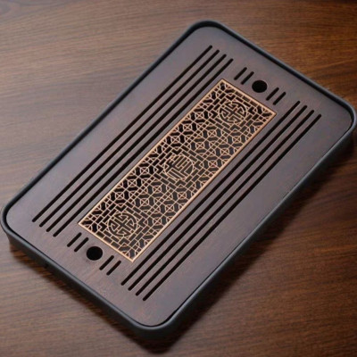 BỘ KHAY TRÀ NHẬT NÂU ĐEN PHONG CÁCH NHẬT BẢN CAO CẤP ( TẶNG DỤNG CỤ BƠM HÚT NƯỚC ,DUNG DỊCH - R -/ MH-ALK95 )