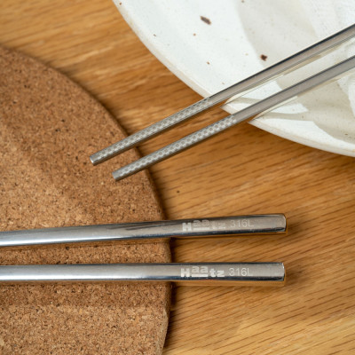 Bộ 10 đôi đũa inox 316L Hàn Quốc CIM316 bảo hành 24 tháng