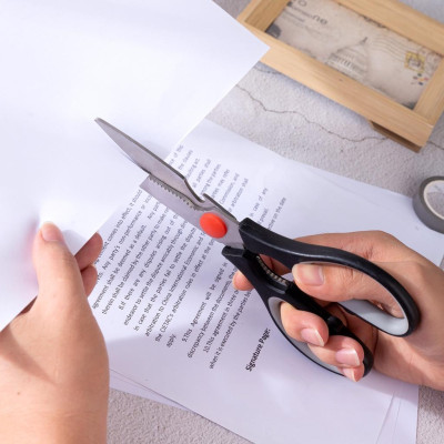 Kéo nhà bếp đa năng Deli màu hồng/màu xanh E77750