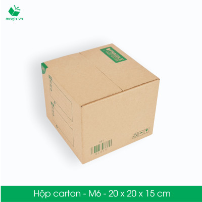 M6 - 20x20x15 cm -100 Thùng hộp carton