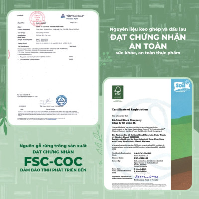 Thớt gỗ Teak Vibasic có khay đựng đồ, kích thước 40x30x3.8cm thái chặt băm đa năng - Hàng chính hãng Bộ Quốc Phòng sản xuất