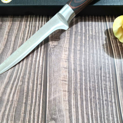 DAO - DAO BẾP NHẬT BẢN CLASSIC BONINGTHÉP DAMASCUS MÃ DT120 nt 234654467856