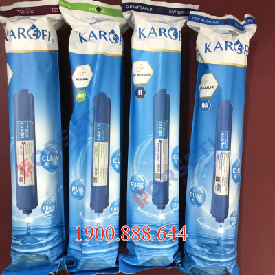 Combo 4 lõi lọc nước Karofi 5679 T33, Mineral, Far, Orp Alkaline - Hàng chính hãng Có Hóa đơn VAT