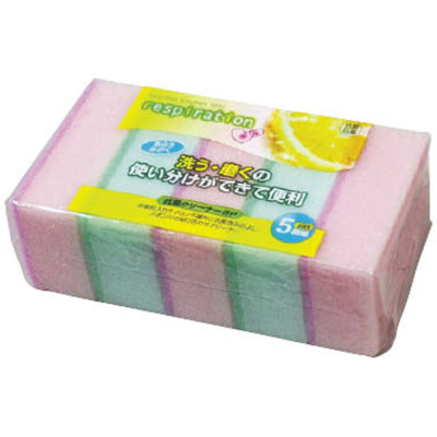 Combo 03 Set mút rửa chén bát Inomata - Nội địa Nhật Bản (05 miếng/Set)