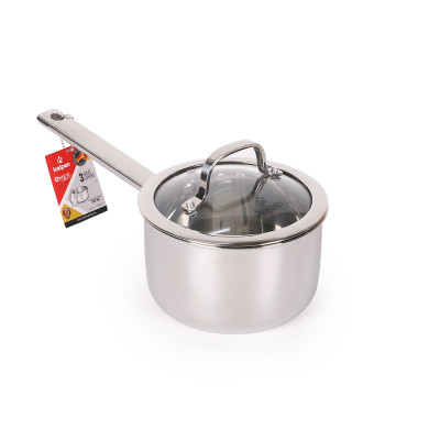 Quánh inox 3 lớp liền khối Kalpen Emer EM16 size 16cm - Hàng Đức, bảo hành 30 năm