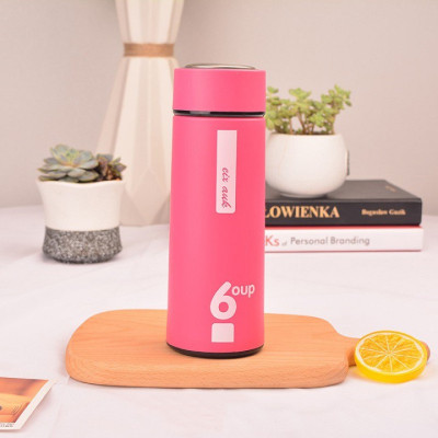 Bình Giữ Nhiệt 6 Oup Lỗi Thuỷ Tinh Nắp Inox - Bình Giữ Nhiệt 450ml Giao Màu Ngẫu Nhiên