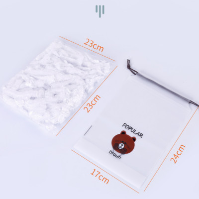 Túi 100 Màng Bọc Thực Phẩm Có Chun ,Túi Bọc Thực Phẩm Gấu