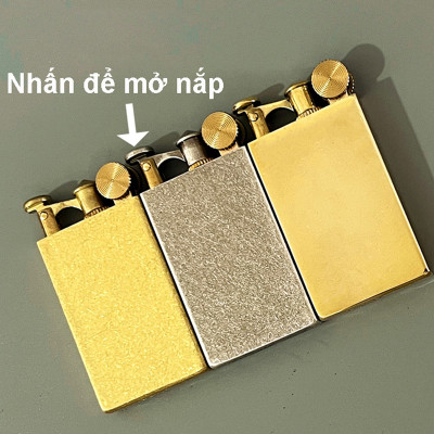 Vỏ Hột Quẹt Bật Lửa Xăng Đá Zorro Z761 Sieu Mỏng Mở Nắp Đánh Lửa Tự Động