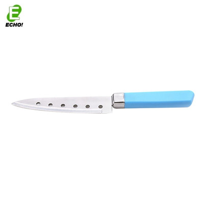 Dao gọt trái cây đục lỗ Echo 22.5cm - |Xanh|Trắng|Nâu| - Hàng Nội Địa Nhật Bản