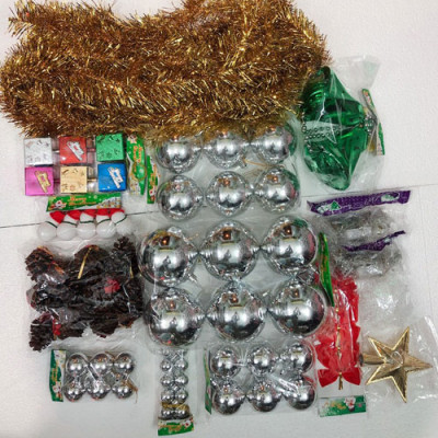 Combo Gói phụ kiện  trang trí cho cây noel cao 2m1 - 3m