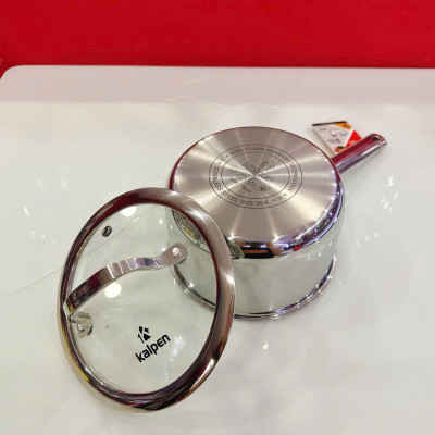 Quánh inox 3 lớp liền khối Kalpen Emer EM16 size 16cm - Hàng Đức, bảo hành 30 năm