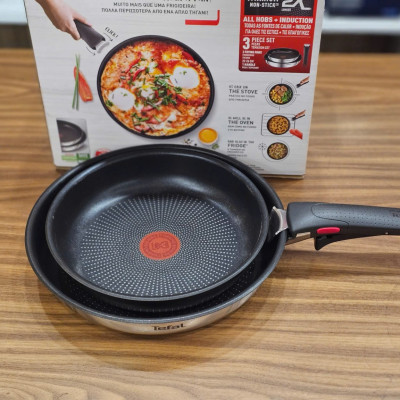 SET 2 CHẢO TEFAL JAMIE OLIVER INGERNIO 22-26 CM Hàng chính hãng