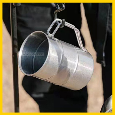 Cốc inox phong cách retro