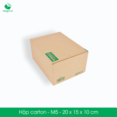 M5 - 20x15x10 cm - 20 Thùng hộp carton