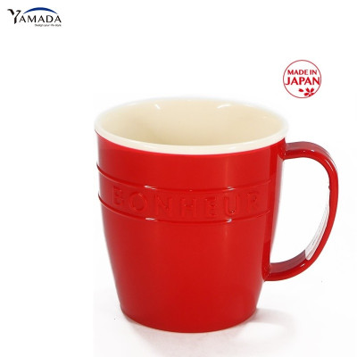 Bộ 2 cốc nhựa giả sứ YAMADA 400ml & 300ml - nội địa Nhật Bản